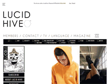 Tablet Screenshot of lucidhive.com